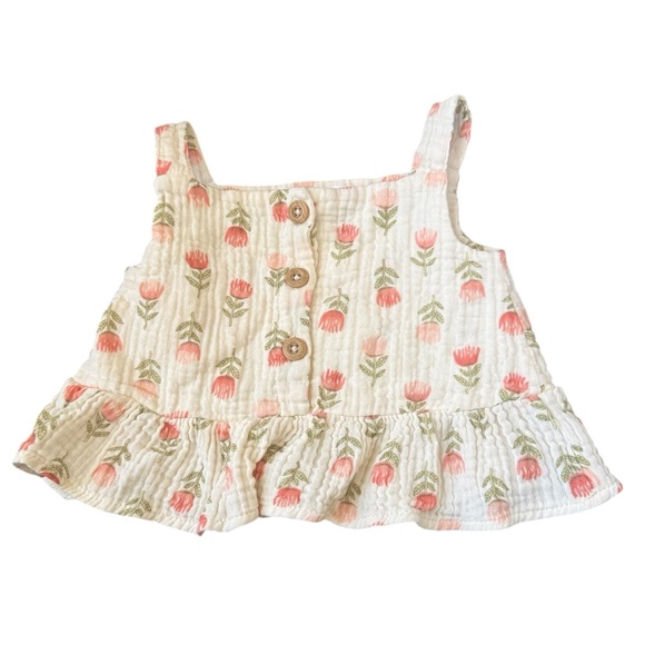Adorable Floral Baby Set with Ruffles - Picture 2 of 7